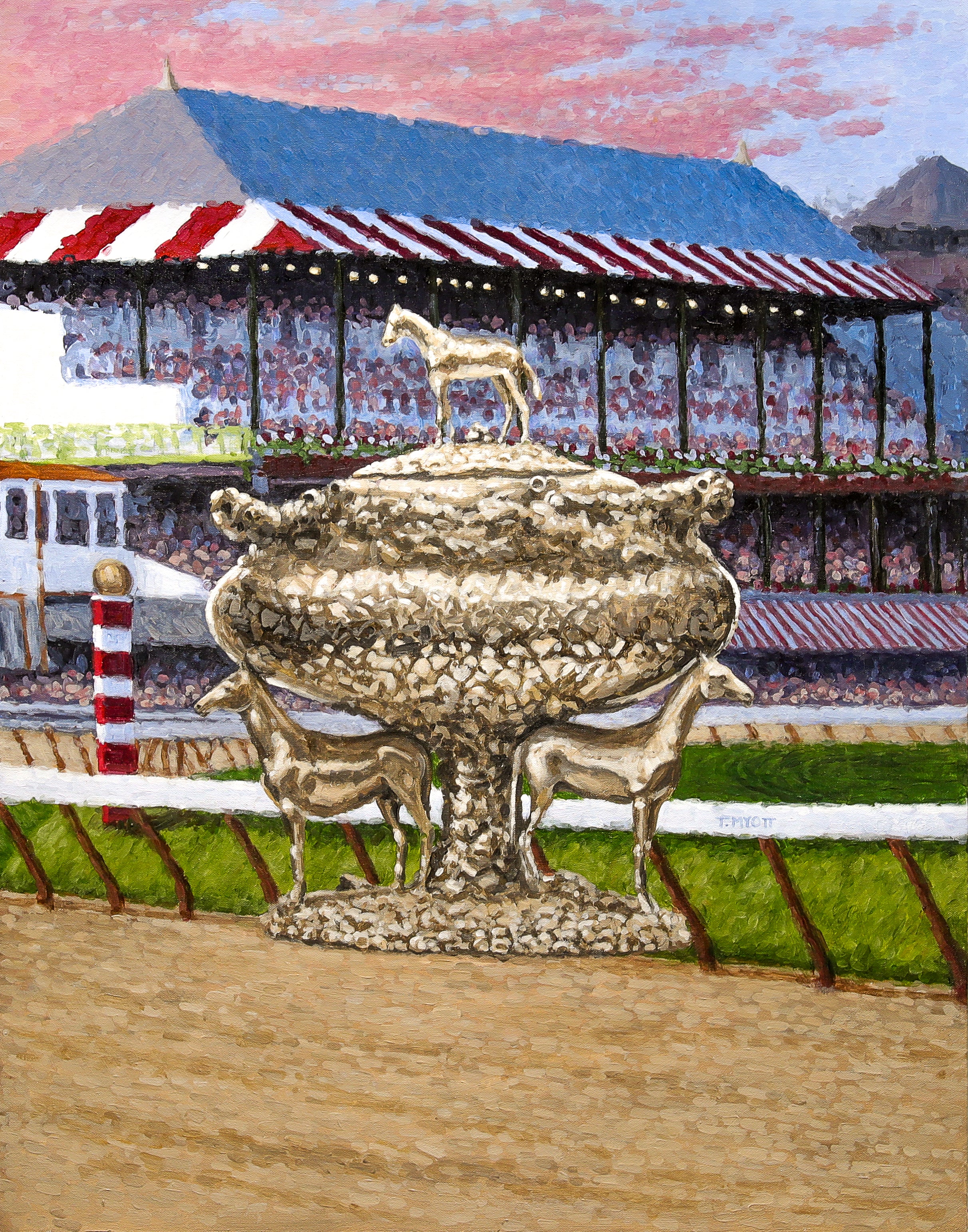 Belmont Stakes Post Parade Magazine Cover Art