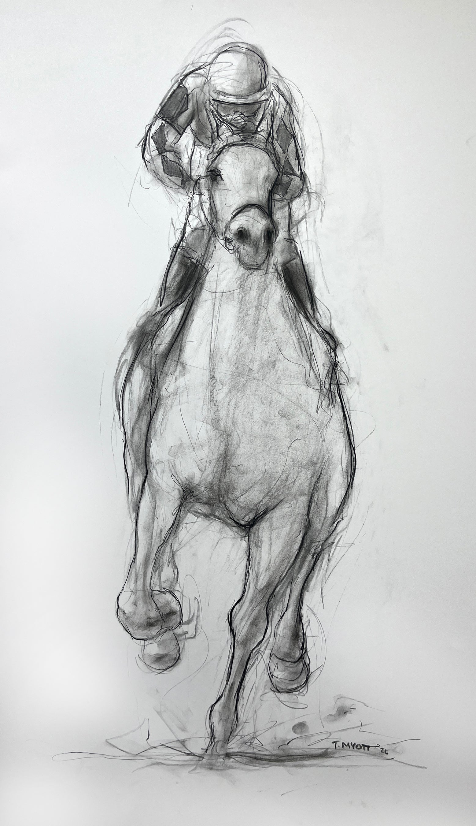 Thoroughbred Drawing 4